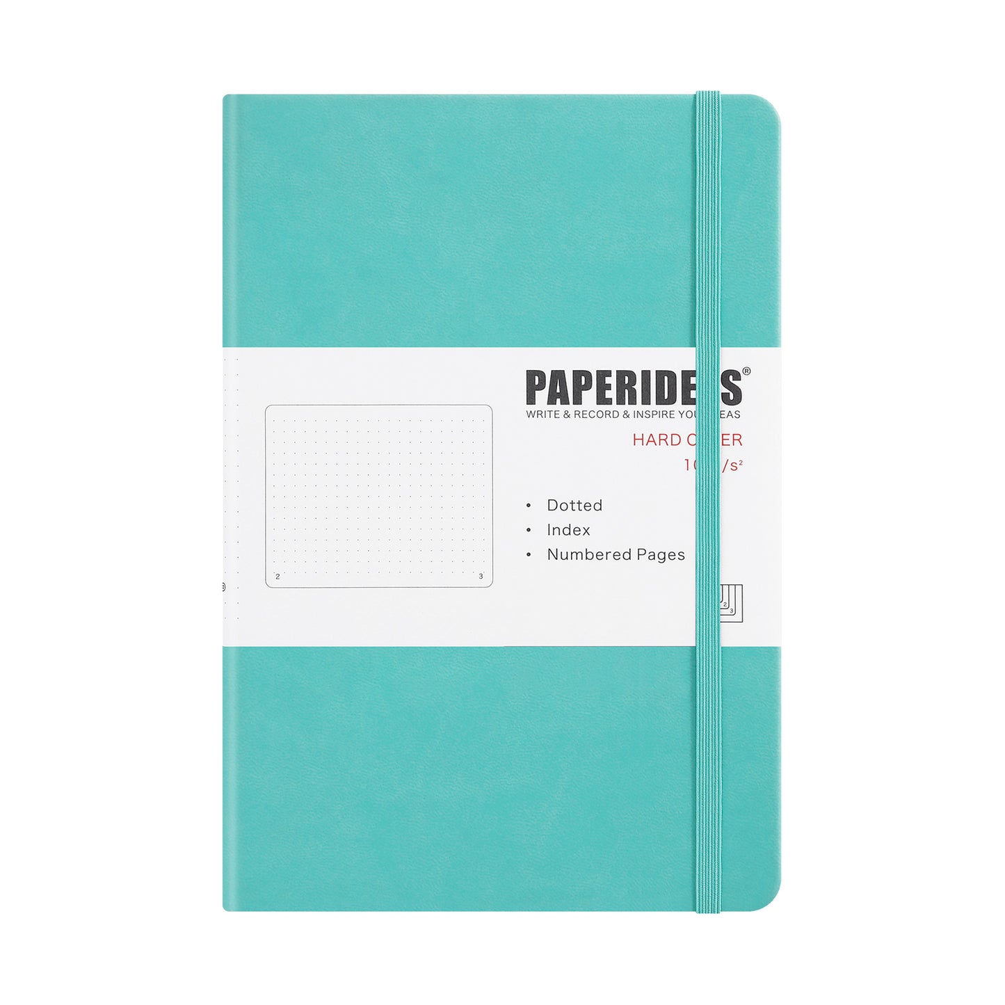 PAPERIDEAS ノート ハードカバー A5サイズ(横14.3×縦21 cm) 方眼