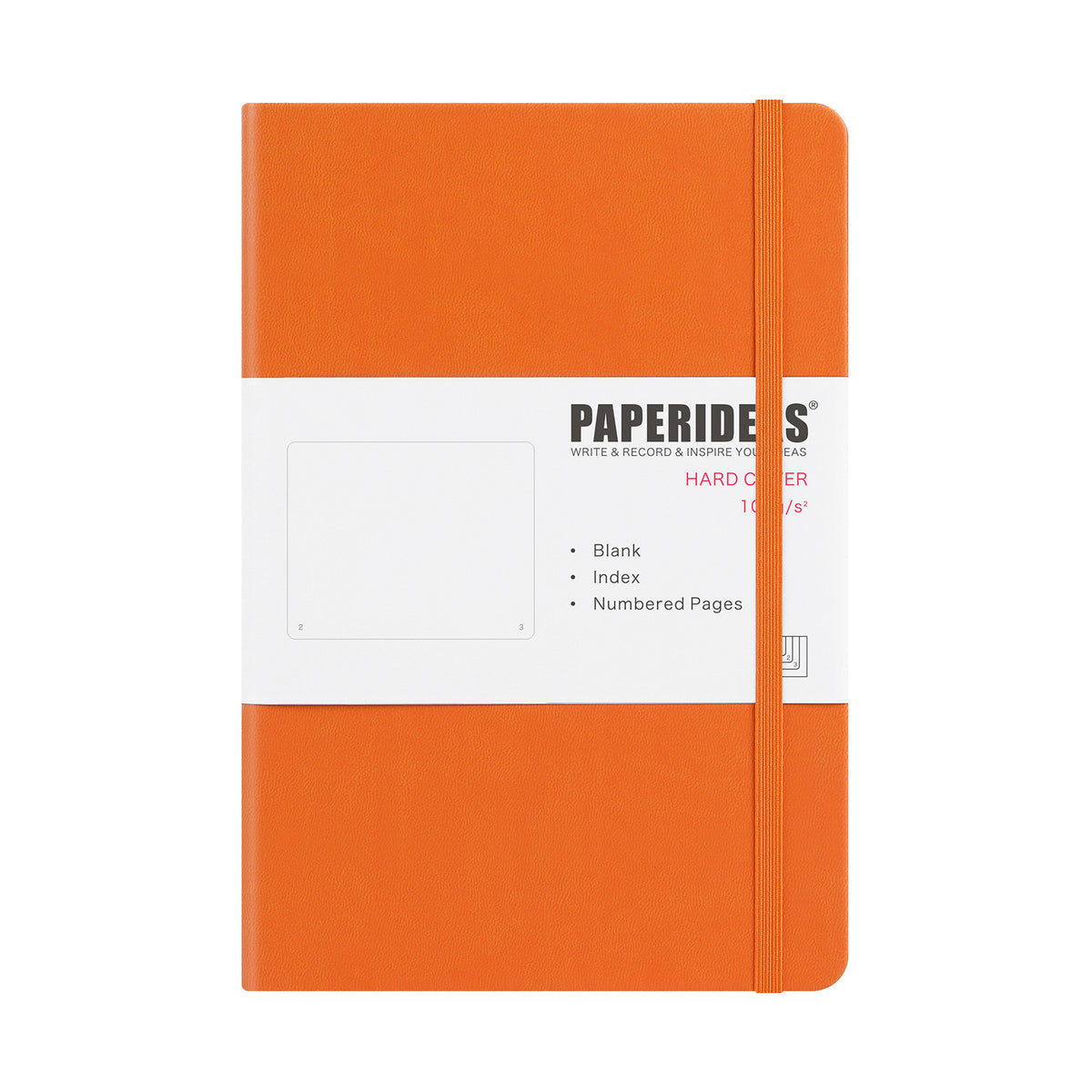 PAPERIDEAS ノート A5 ハードカバー 無地 100g上質紙 188ページ