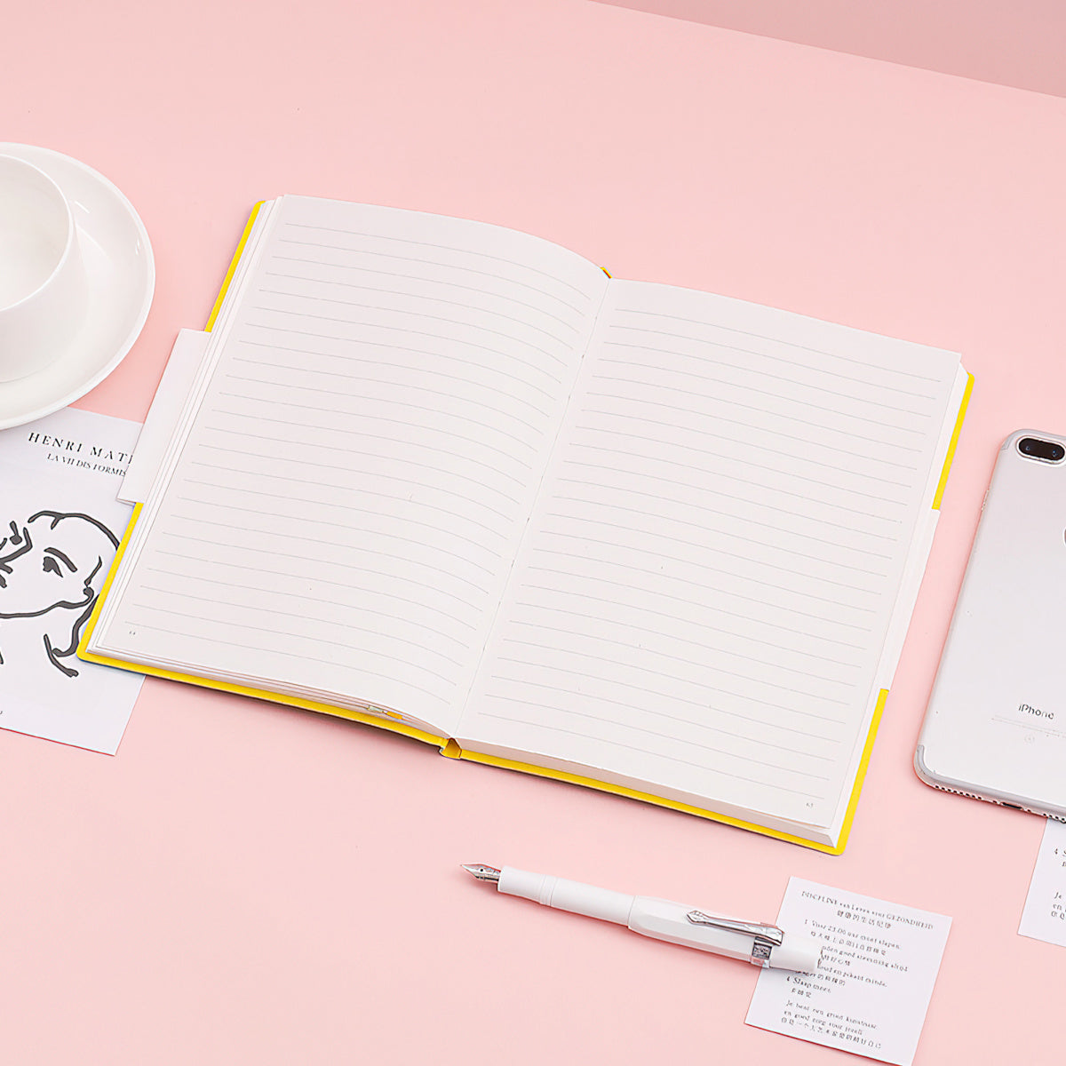 PAPERIDEAS ノート A5サイズ(横14.3×縦21 cm) ソフトカバー 横罫、方眼、ドット入り
