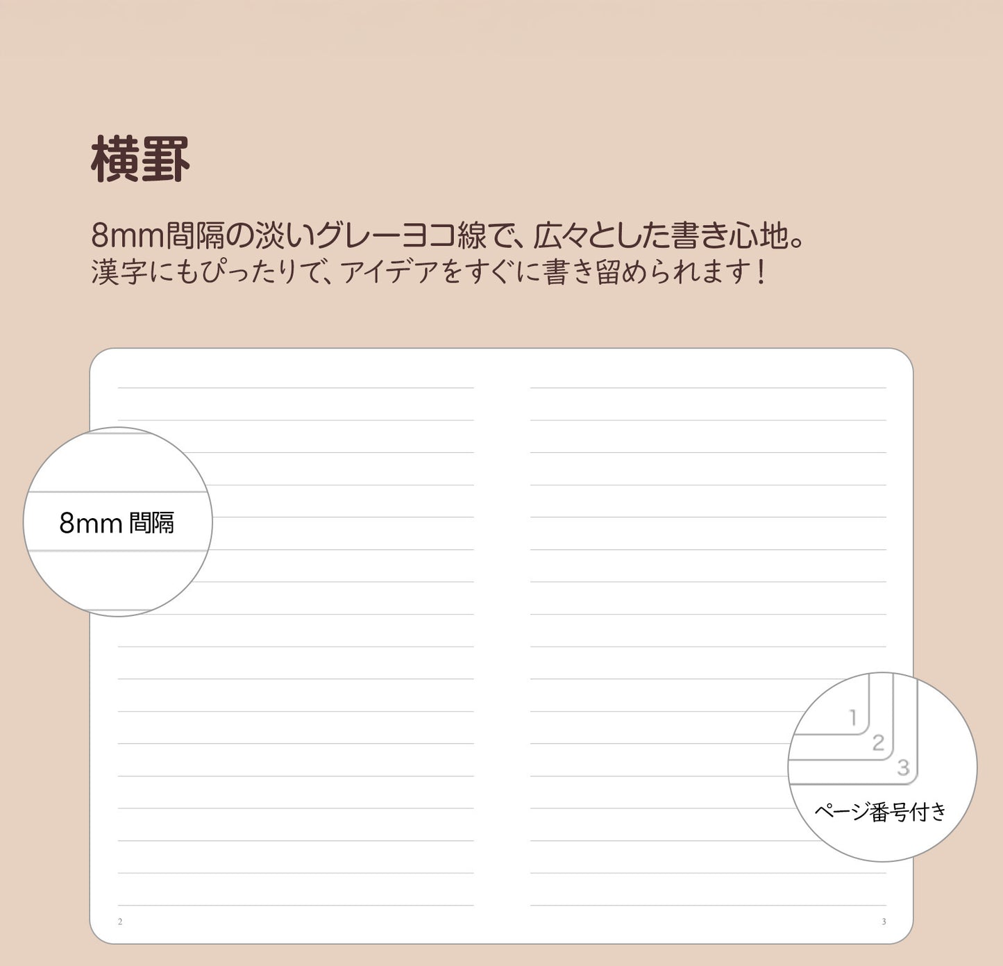 PAPERIDEAS ノート A6ポケットサイズ(横10cm×縦15cm) ハードカバー ゴムバンド付き