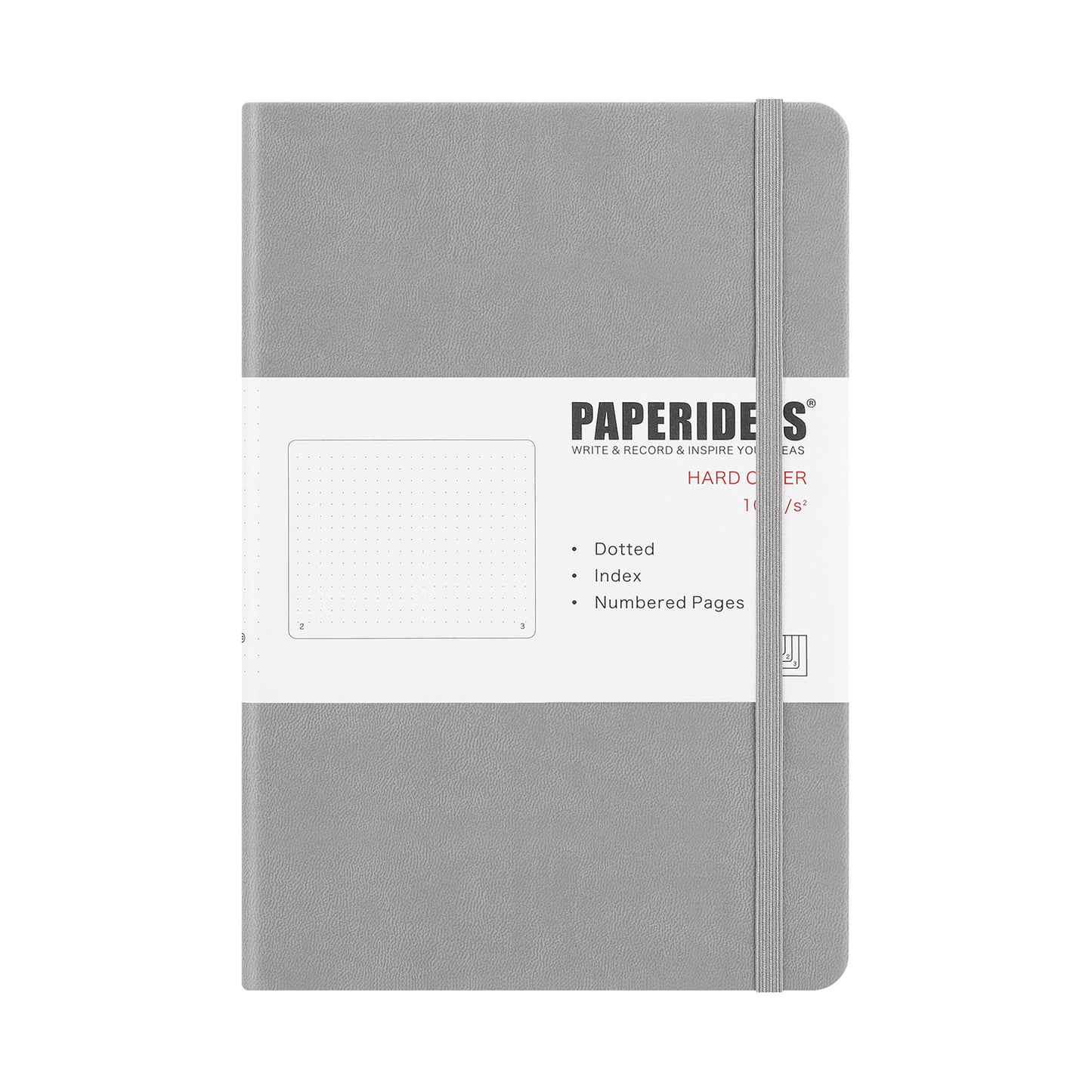PAPERIDEAS ノート ハードカバー A5サイズ(横14.3×縦21 cm) 方眼