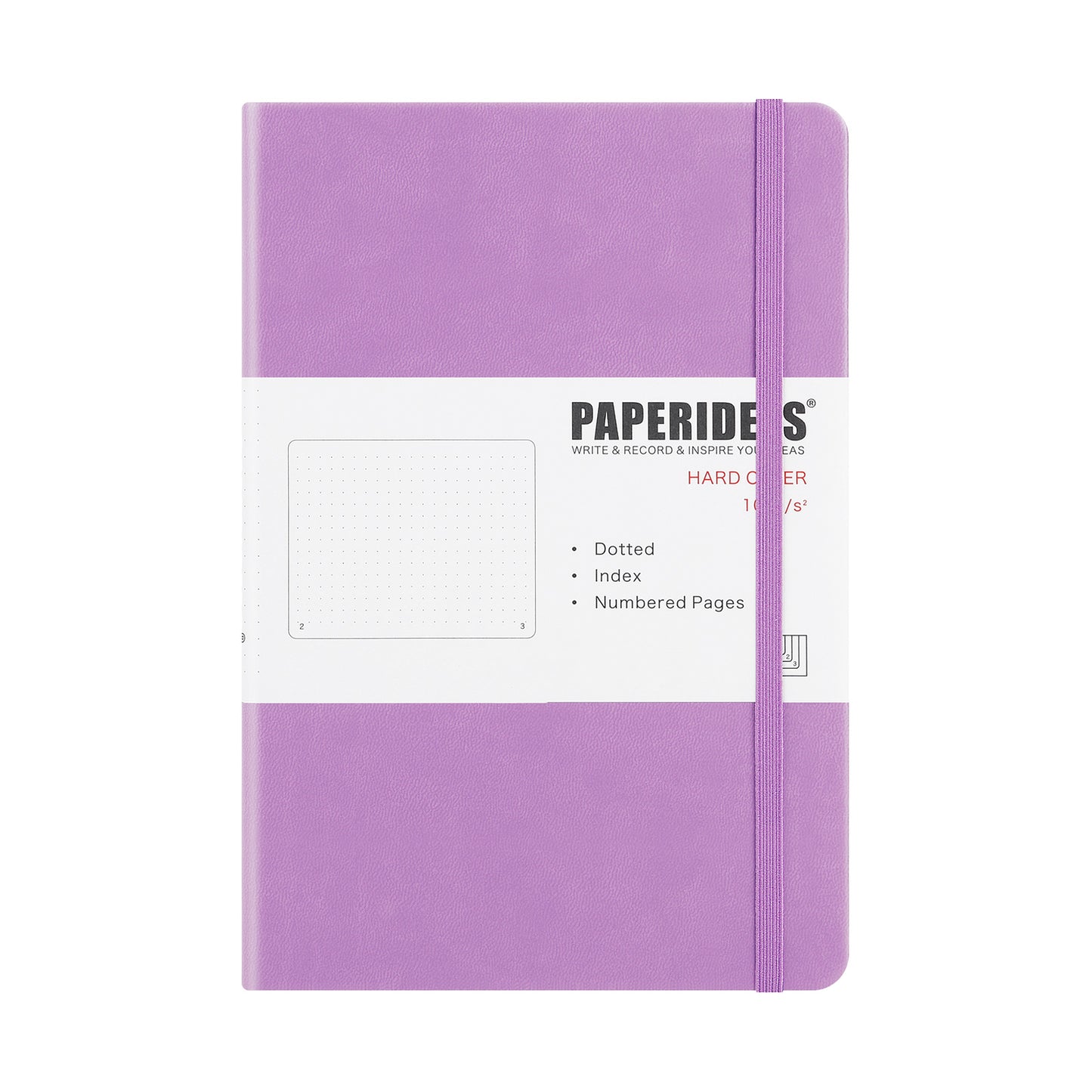 PAPERIDEAS ノート ハードカバー A5サイズ(横14.3×縦21 cm) 方眼