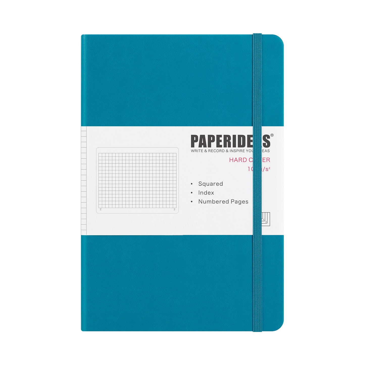 PAPERIDEAS ノート ハードカバー A5サイズ(横14.3×縦21 cm) 方眼