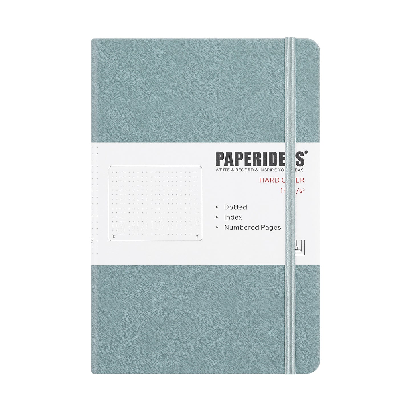 PAPERIDEAS ノート ハードカバー A5サイズ(横14.3×縦21 cm) 方眼