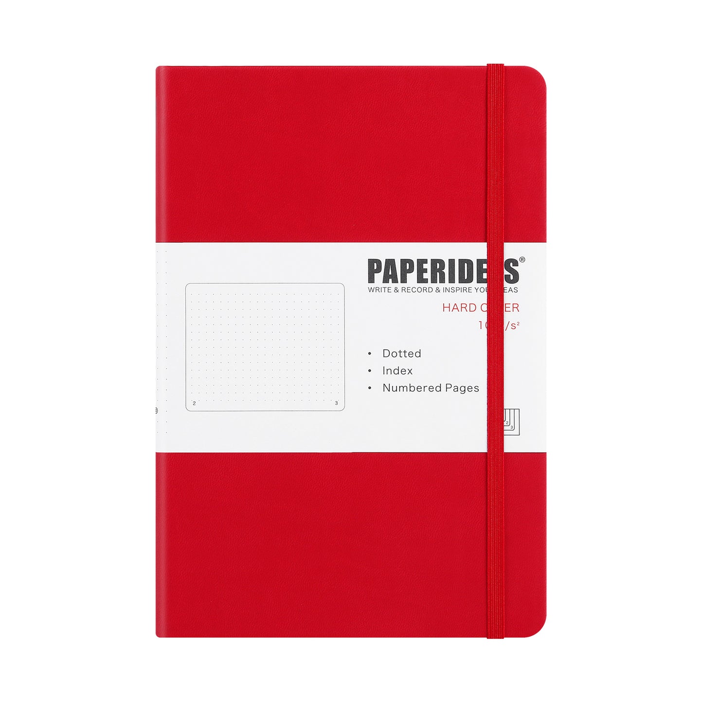 PAPERIDEAS ノート ハードカバー A5サイズ(横14.3×縦21 cm) 方眼