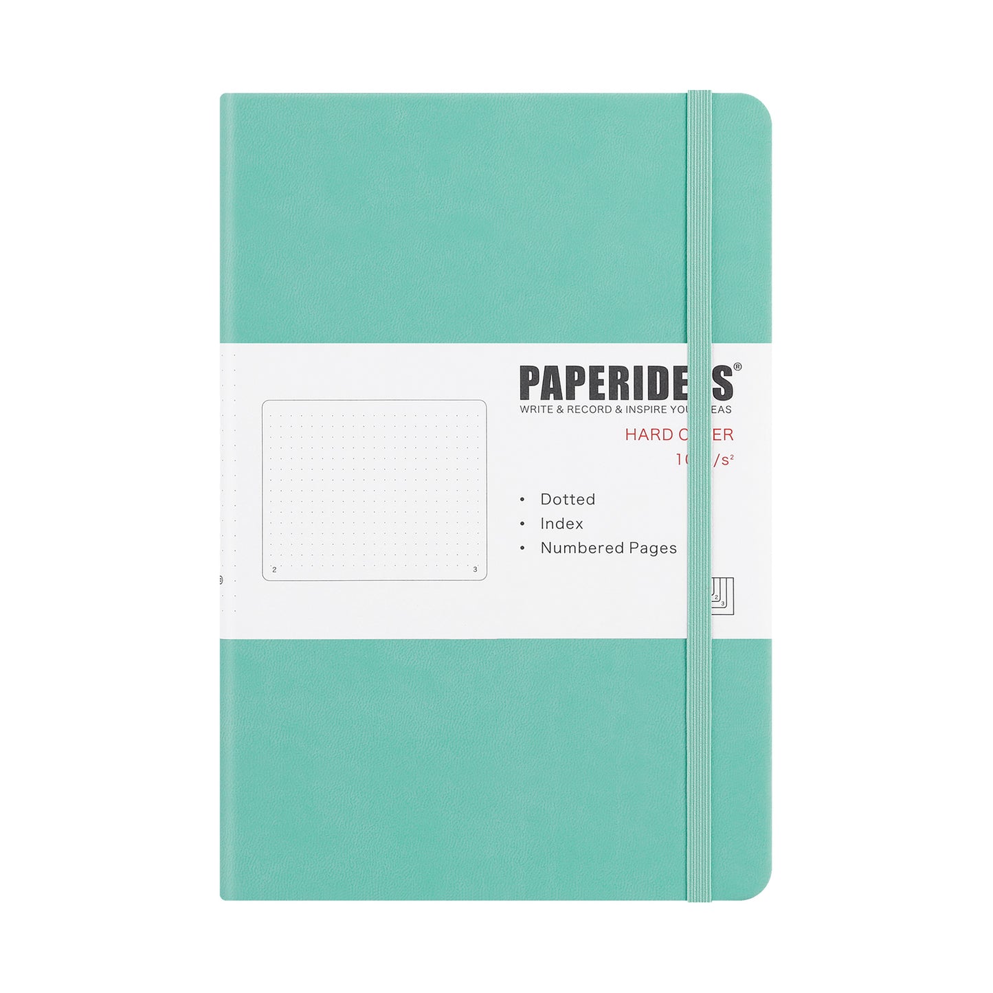 PAPERIDEAS ノート ハードカバー A5サイズ(横14.3×縦21 cm) 方眼