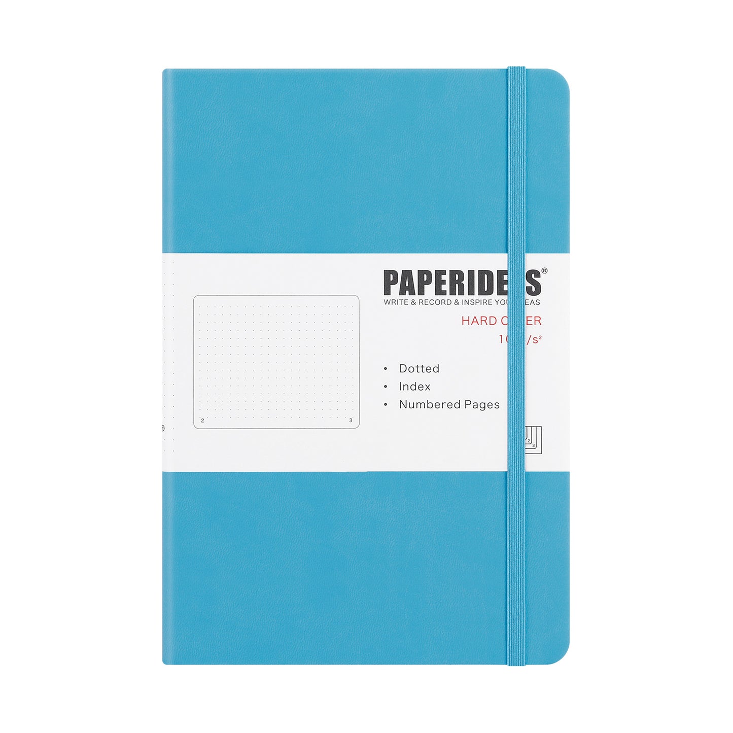 PAPERIDEAS ノート ハードカバー A5サイズ(横14.3×縦21 cm) 方眼