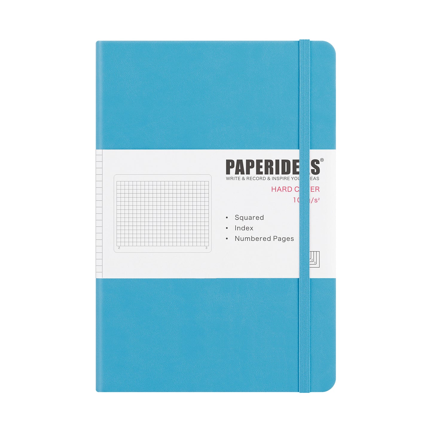 PAPERIDEAS ノート ハードカバー A5サイズ(横14.3×縦21 cm) 方眼
