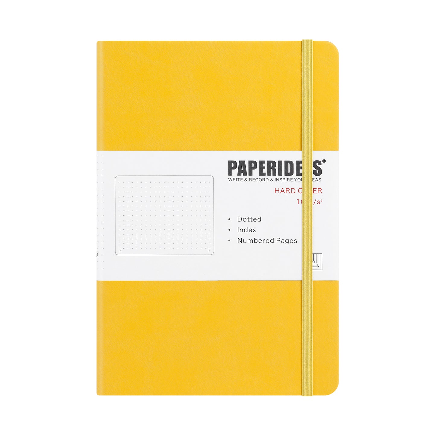 PAPERIDEAS ノート ハードカバー A5サイズ(横14.3×縦21 cm) 方眼
