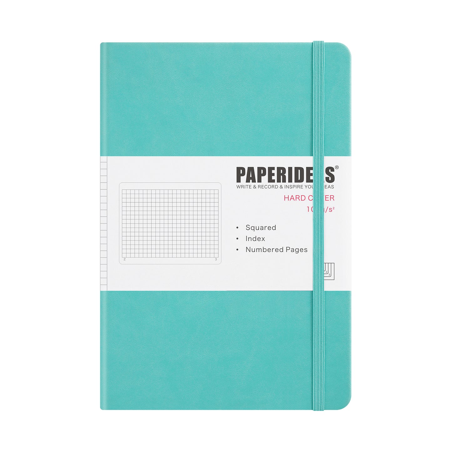 PAPERIDEAS ノート ハードカバー A5サイズ(横14.3×縦21 cm) 方眼
