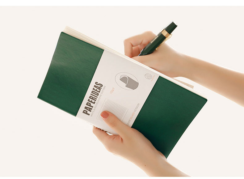 PAPERIDEAS ノート A5サイズ(横14.3×縦21 cm) ソフトカバー 横罫、方眼、ドット入り