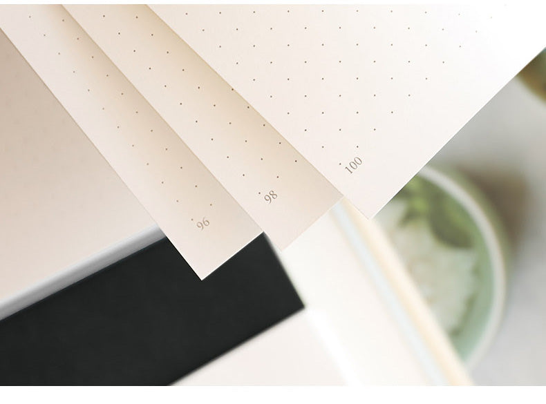 PAPERIDEAS ノート A5サイズ(横14.3×縦21 cm) ソフトカバー 横罫、方眼、ドット入り