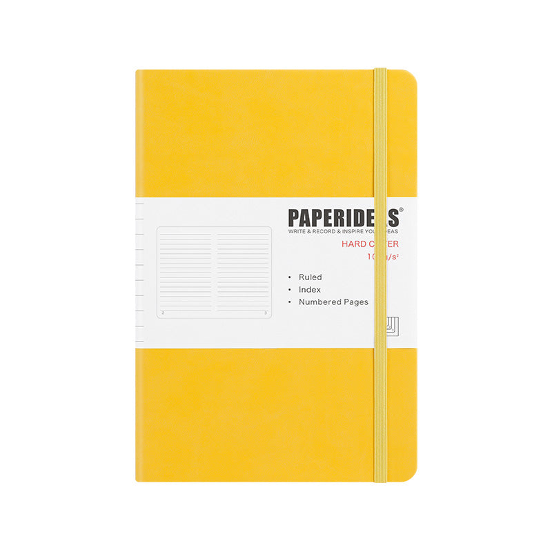 PAPERIDEAS ノート ハードカバー A5サイズ(横14.3×縦21 cm) 方眼