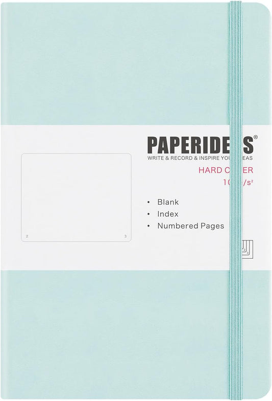 PAPERIDEAS A5 ハードカバー 無地 アクアフロスト