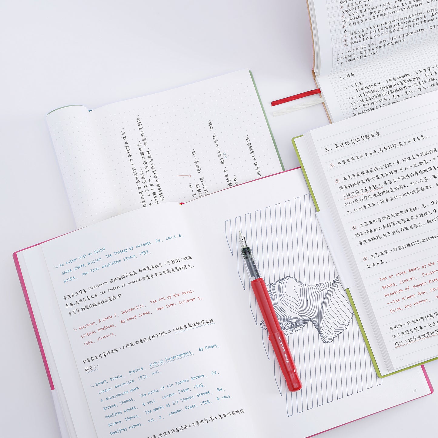 PAPERIDEAS Notebook B5 size (17.2cm wide x 24.6cm long) Leather soft cover All pages numbered Ruled, Squared, Dotted