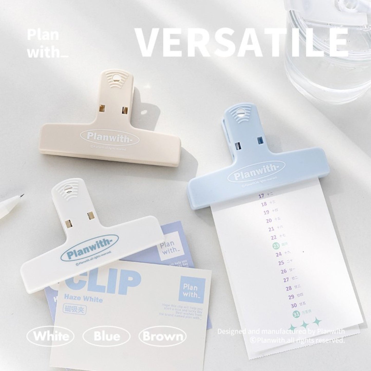 【新発売】マグネットクリップ 磁石付き 冷蔵庫収納 シンプル デザイン ホワイト ブルー メモクリップ オフィス用 キッチン収納 学生 社会人 可愛い 便利グッズ インテリア雑貨