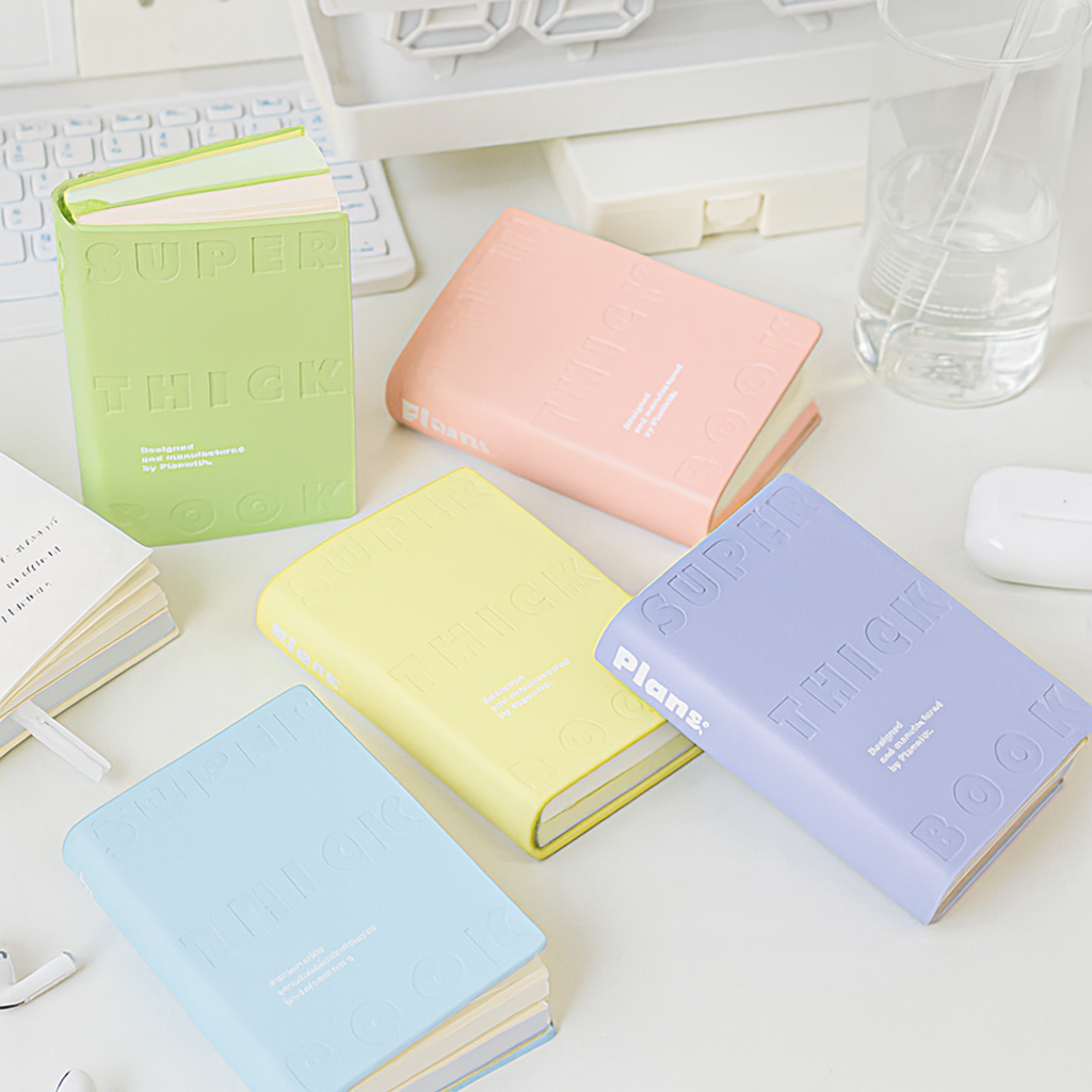 【新発売】Planwith カラーブロックノート Brick Collection 分厚い 手の可愛いノート 学生 大学生 大人 文房具 日記 メモ 勉強 携帯 持ち歩き ギフト