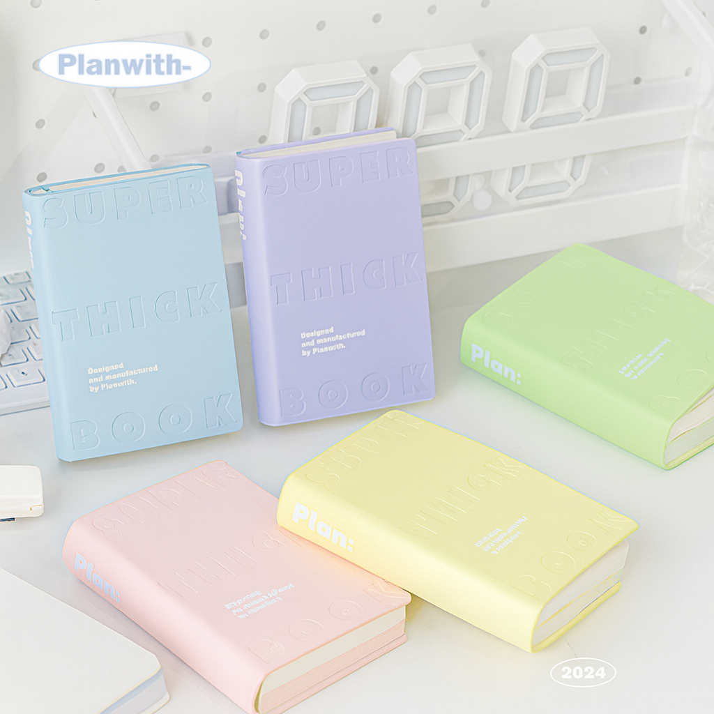 【新発売】Planwith カラーブロックノート Brick Collection 分厚い 手の可愛いノート 学生 大学生 大人 文房具 日記 メモ 勉強 携帯 持ち歩き ギフト