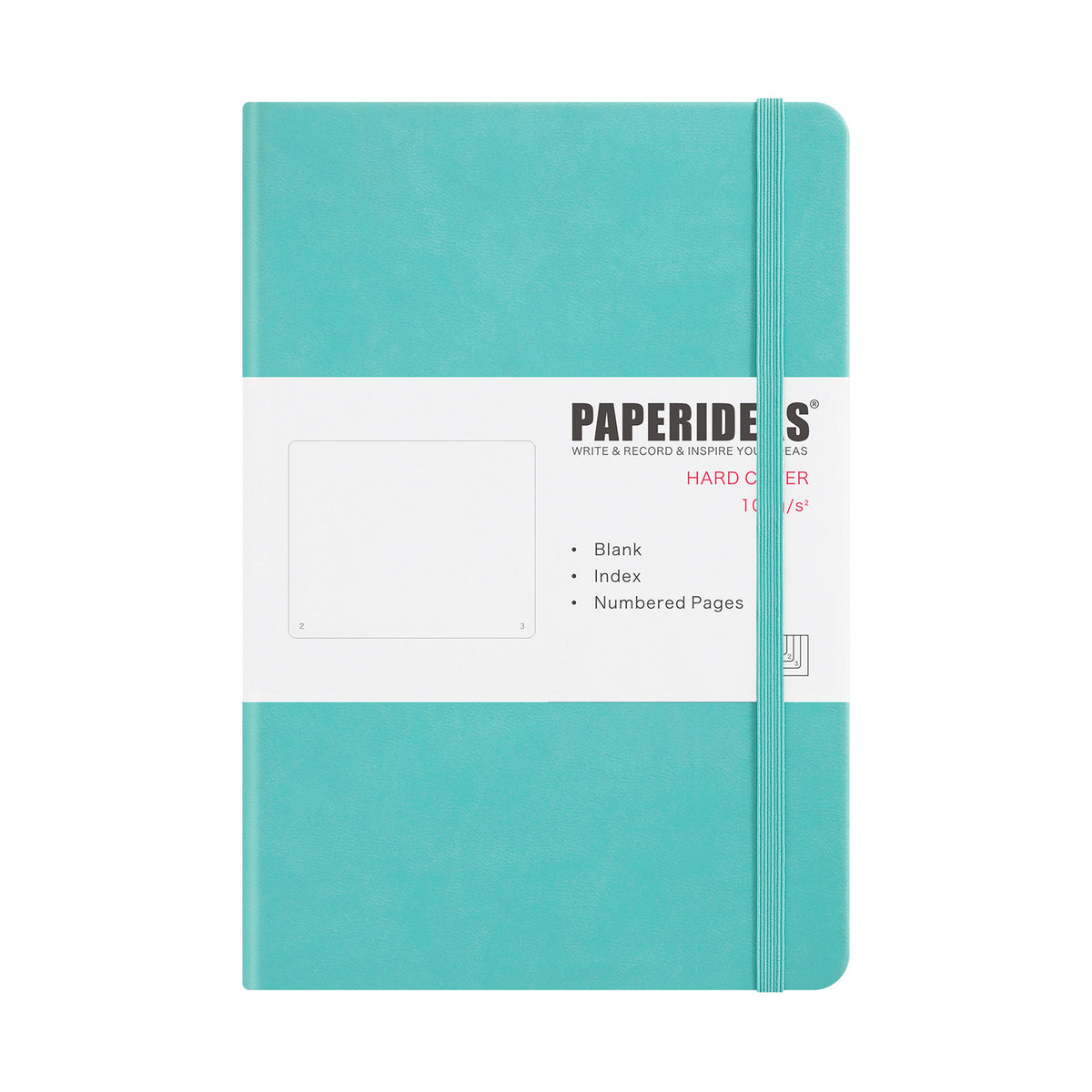 PAPERIDEAS ノート A5 ハードカバー 無地 100g上質紙 188ページ