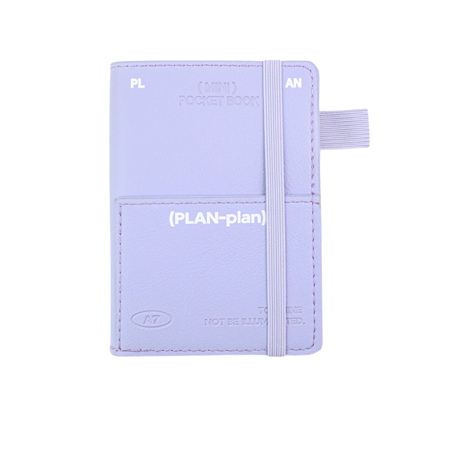 【新発売】 ミニノート A7 無地 方眼 PUカバー 防水 ペンホルダー ゴムバンド付き A7ノート 小さいノート ミニ手帳 小さい a7サイズ 手帳 Planwith mini 全4色