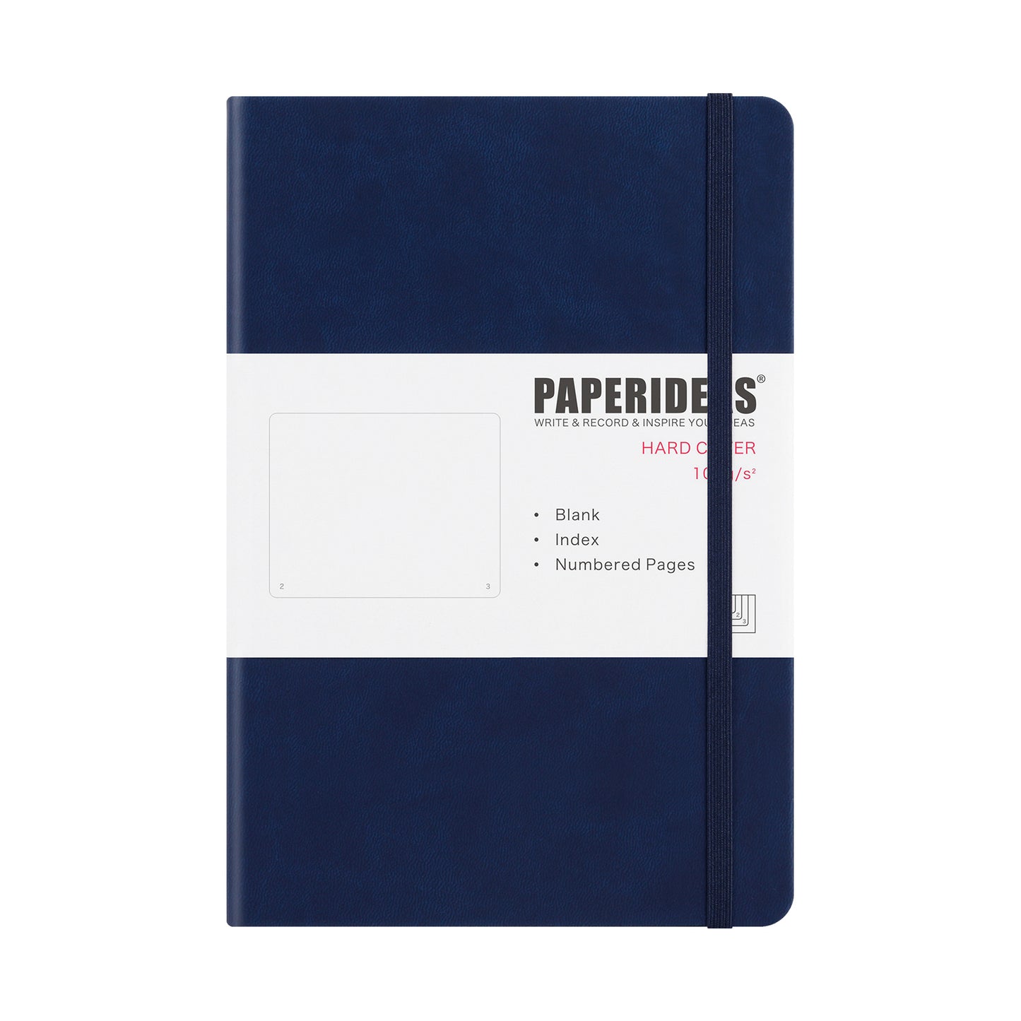 PAPERIDEAS ノート A5 ハードカバー 無地 100g上質紙 188ページ